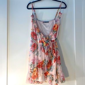 Abercrombie & Fitch floral wrap sundress | medium